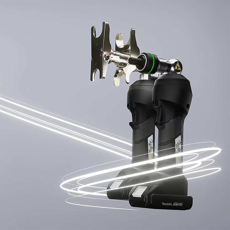 Das Werkzeug RAUTOOL wird von Lichtstreifen umhüllt.
